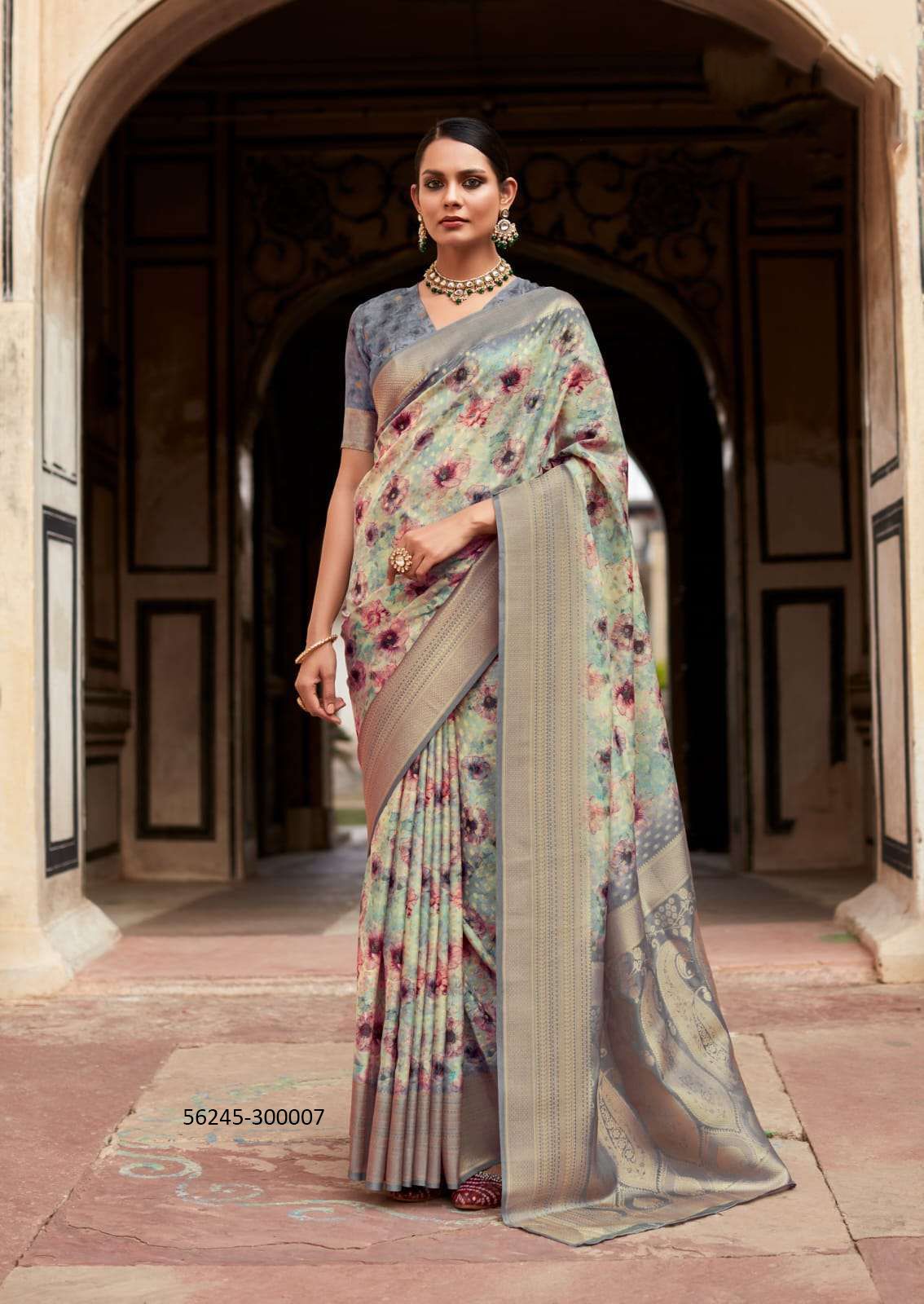 KAVISHA SILK - CATALOG # 56245 (SET OF 8 SAREES)