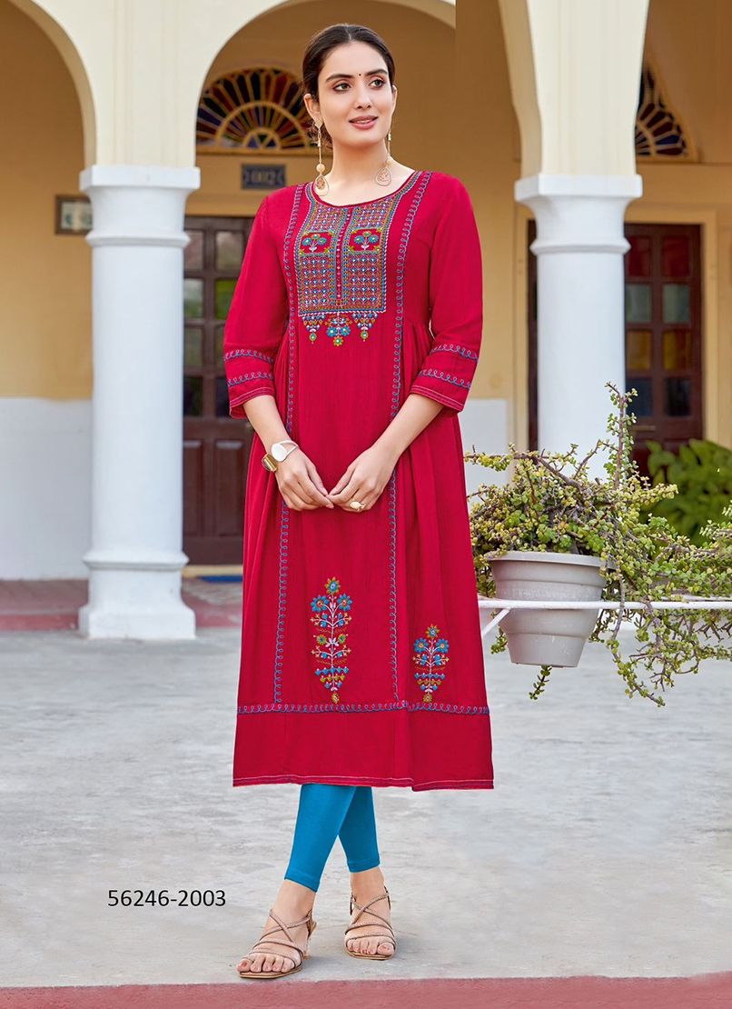 ANSHIKA - CATALOG # 56246 (SET OF 4 READYMADE KURTIS)