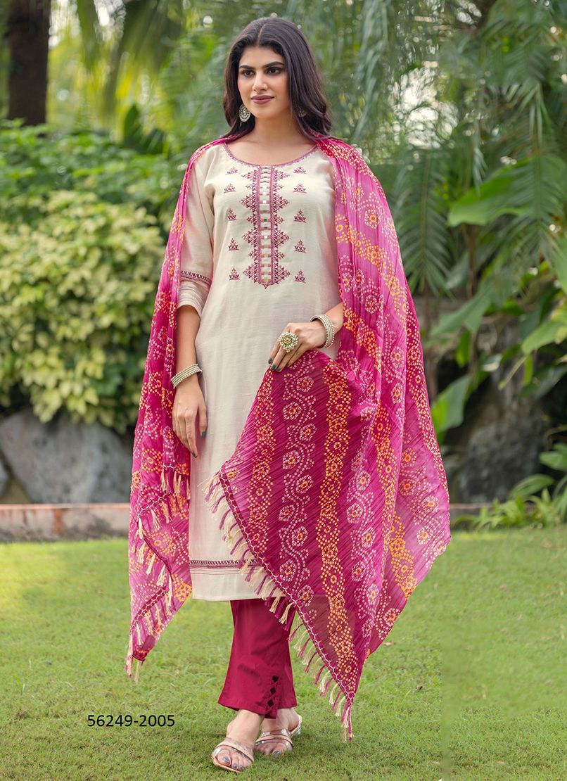 ARADHANA - CATALOG # 56249 (SET OF 6 READYMADE SUITS) ARADHANA - CATALOG # 56249 (SET OF 6 READYMADE SUITS)