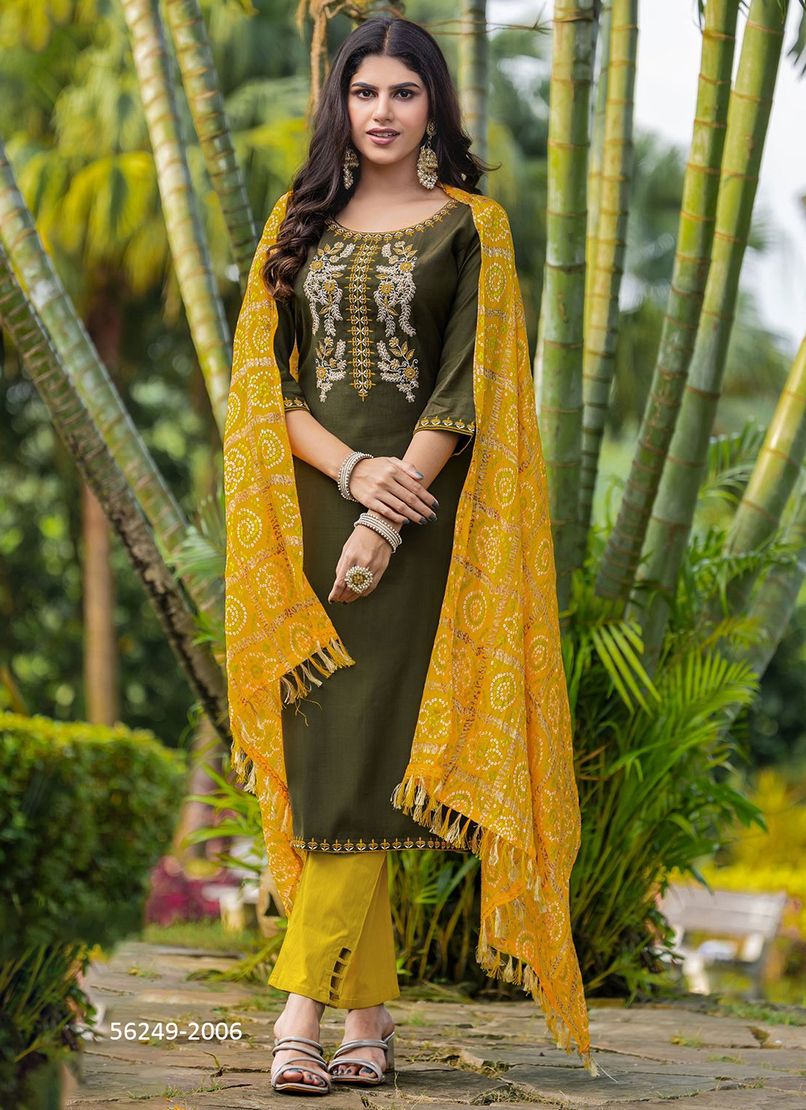 ARADHANA - CATALOG # 56249 (SET OF 6 READYMADE SUITS) ARADHANA - CATALOG # 56249 (SET OF 6 READYMADE SUITS)