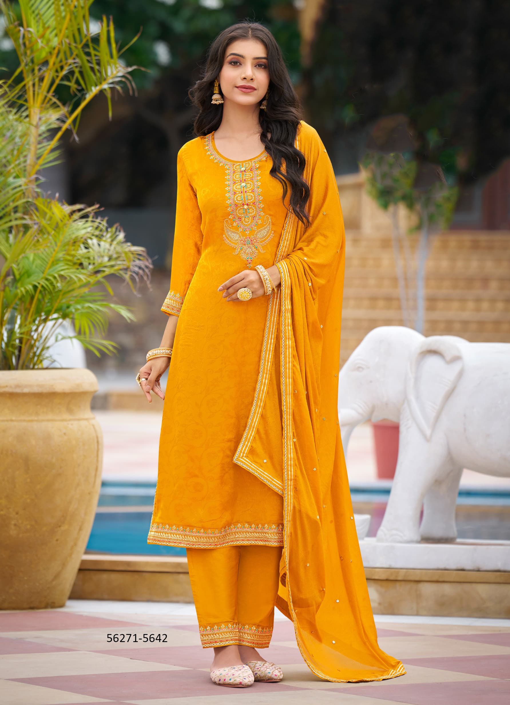 RAJANI - CATALOG # 56271 (SET OF 4 READYMADE SUITS)