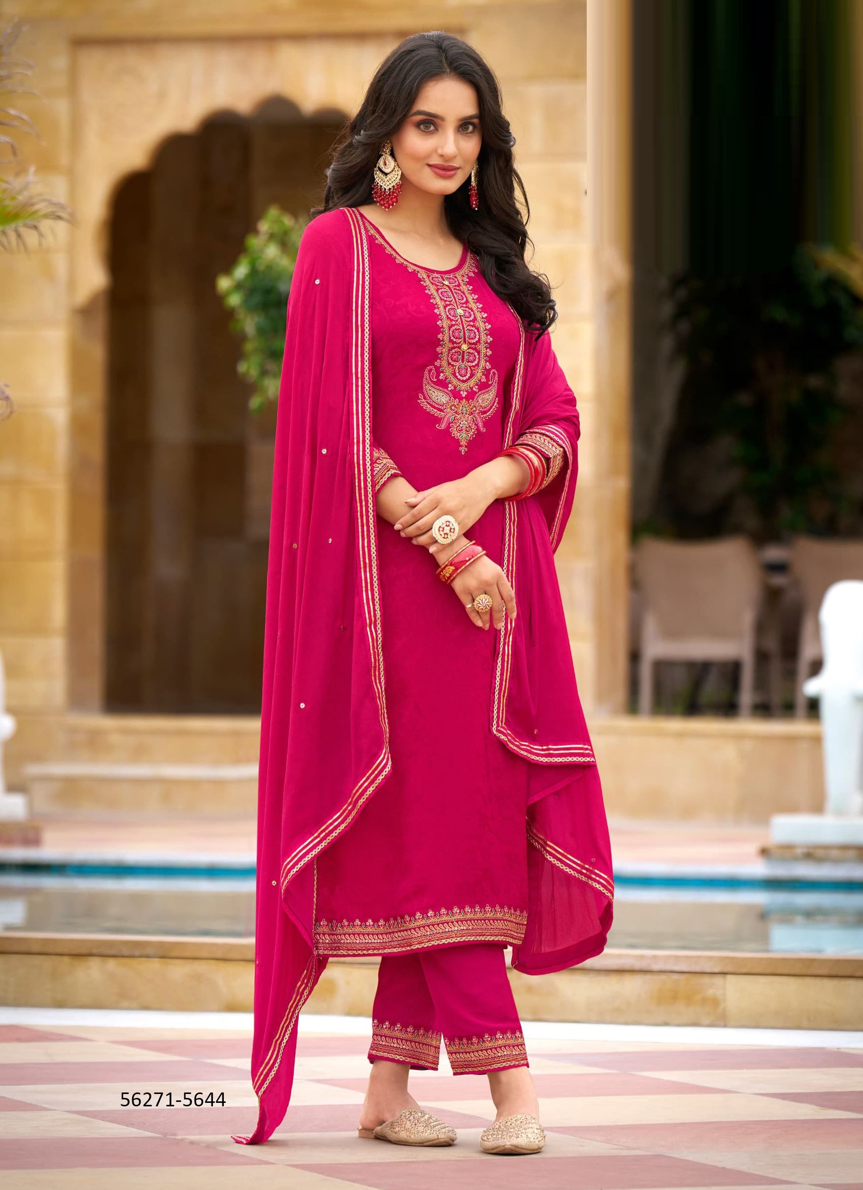 RAJANI - CATALOG # 56271 (SET OF 4 READYMADE SUITS)