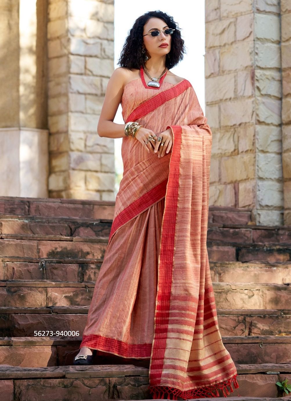 REDBULL - CATALOG # 56273 (SET OF 6 SAREES)