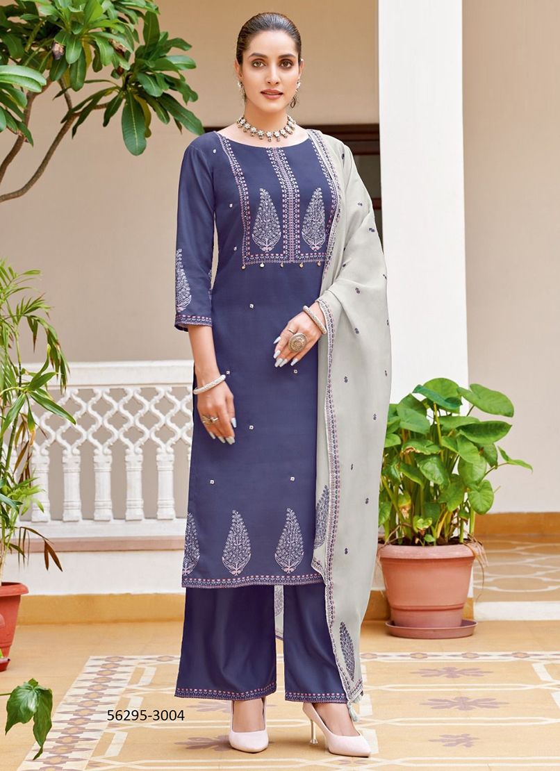 SWARAJ - CATALOG # 56295 (SET OF 6 READYMADE SUITS) SWARAJ - CATALOG # 56295 (SET OF 6 READYMADE SUITS)