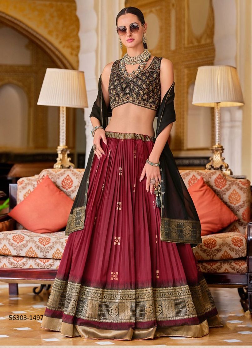 RAGHAVI - CATALOG # 56303 (SET OF 6 READYMADE LEHENGAS) RAGHAVI - CATALOG # 56303 (SET OF 6 READYMADE LEHENGAS)