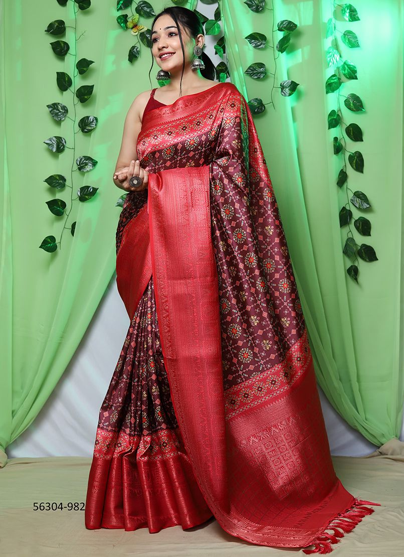 IKKAT PATOLA - CATALOG # 56304 (SET OF 5 SAREES) IKKAT PATOLA - CATALOG # 56304 (SET OF 5 SAREES)