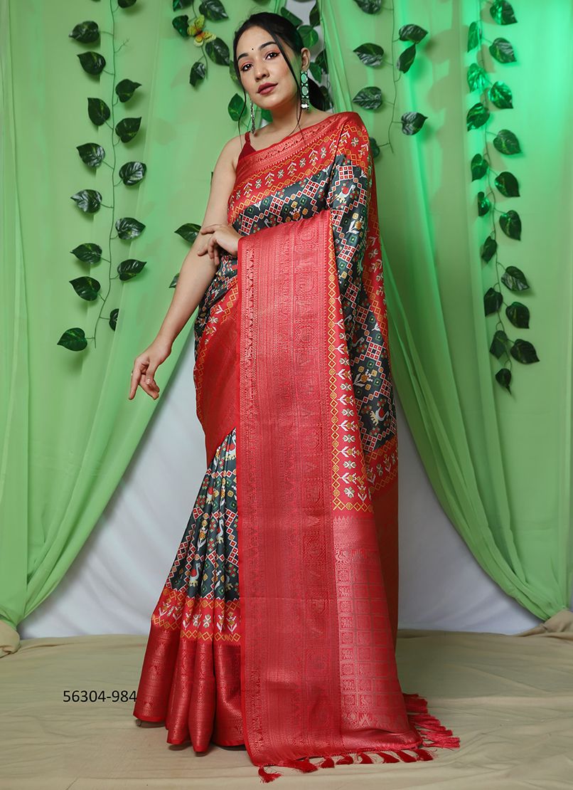 IKKAT PATOLA - CATALOG # 56304 (SET OF 5 SAREES) IKKAT PATOLA - CATALOG # 56304 (SET OF 5 SAREES)