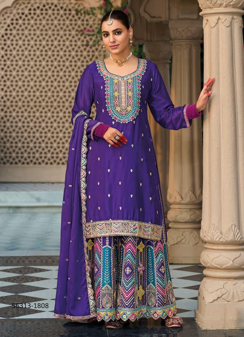 MOHINI - CATALOG # 56313 (SET OF 4 READYMADE SUITS)