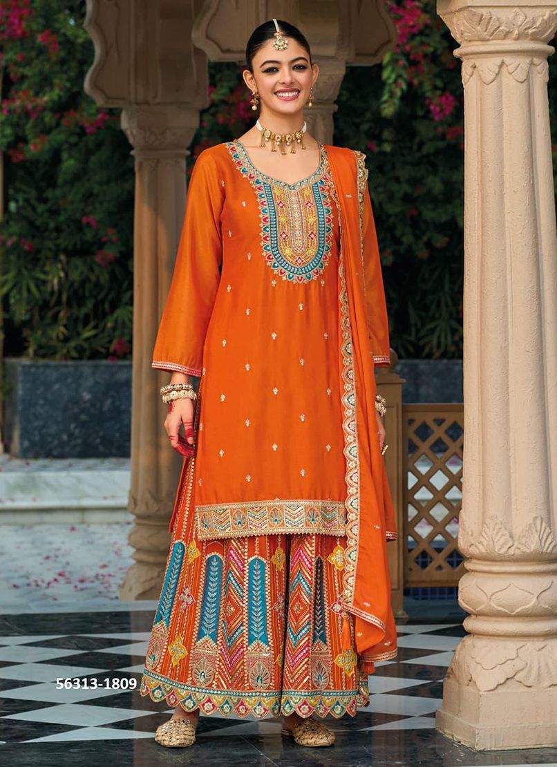 MOHINI - CATALOG # 56313 (SET OF 4 READYMADE SUITS)