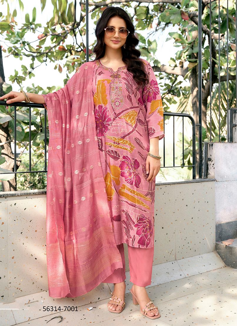 MUSKAN 7 - CATALOG # 56314 (SET OF 6 READYMADE SUITS) MUSKAN 7 - CATALOG # 56314 (SET OF 6 READYMADE SUITS)