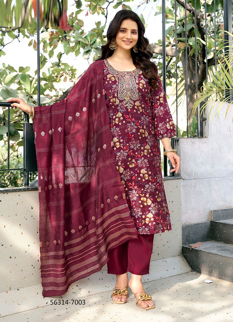 MUSKAN 7 - CATALOG # 56314 (SET OF 6 READYMADE SUITS) MUSKAN 7 - CATALOG # 56314 (SET OF 6 READYMADE SUITS)