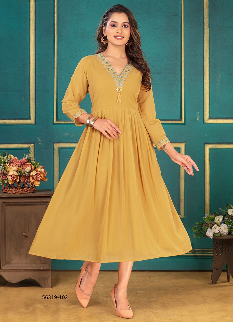 ASMITA - CATALOG # 56319 (SET OF 6 READYMADE KURTIS)