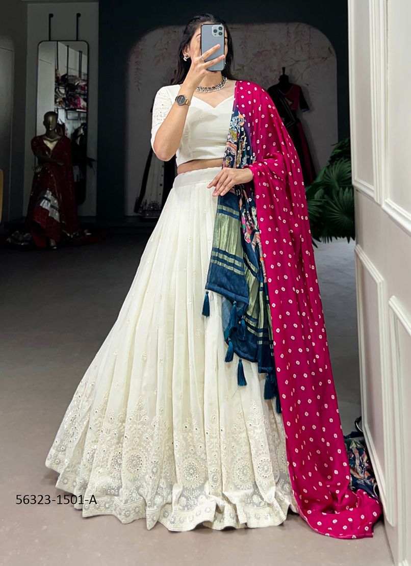 SERIES 1501 - CATALOG # 56323 (SET OF 10 LEHENGAS (SEMI-STITCHED)) SERIES 1501 - CATALOG # 56323 (SET OF 10 LEHENGAS (SEMI-STITCHED))