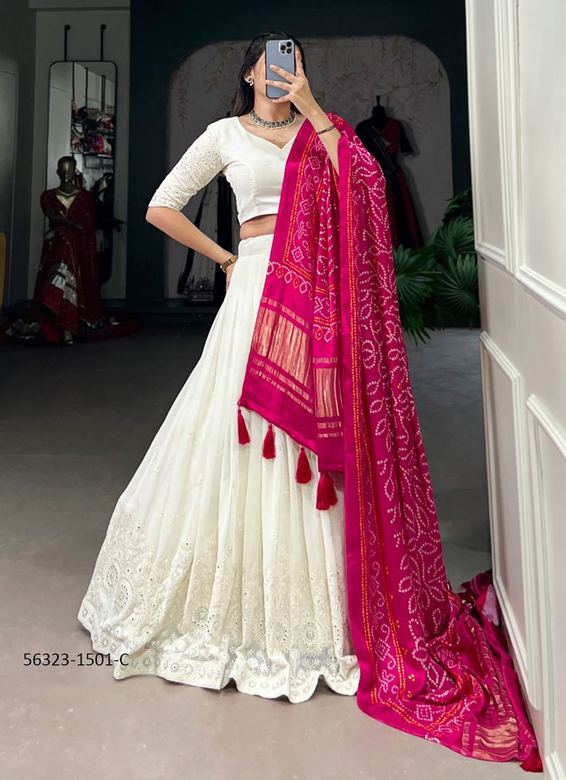 SERIES 1501 - CATALOG # 56323 (SET OF 10 LEHENGAS (SEMI-STITCHED)) SERIES 1501 - CATALOG # 56323 (SET OF 10 LEHENGAS (SEMI-STITCHED))