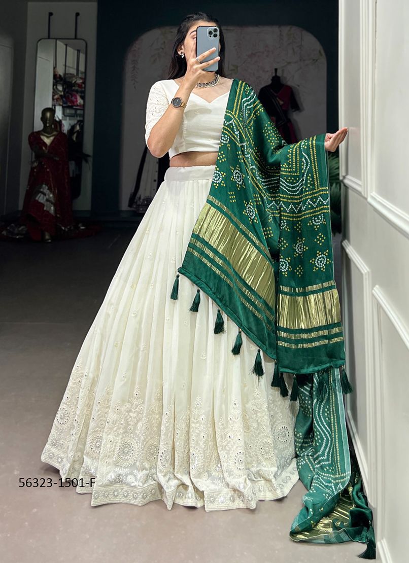 SERIES 1501 - CATALOG # 56323 (SET OF 10 LEHENGAS (SEMI-STITCHED)) SERIES 1501 - CATALOG # 56323 (SET OF 10 LEHENGAS (SEMI-STITCHED))
