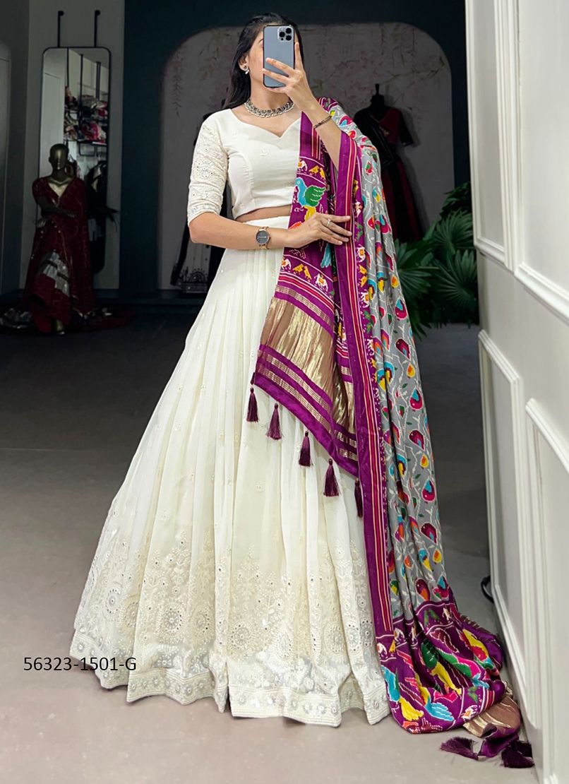 SERIES 1501 - CATALOG # 56323 (SET OF 10 LEHENGAS (SEMI-STITCHED)) SERIES 1501 - CATALOG # 56323 (SET OF 10 LEHENGAS (SEMI-STITCHED))