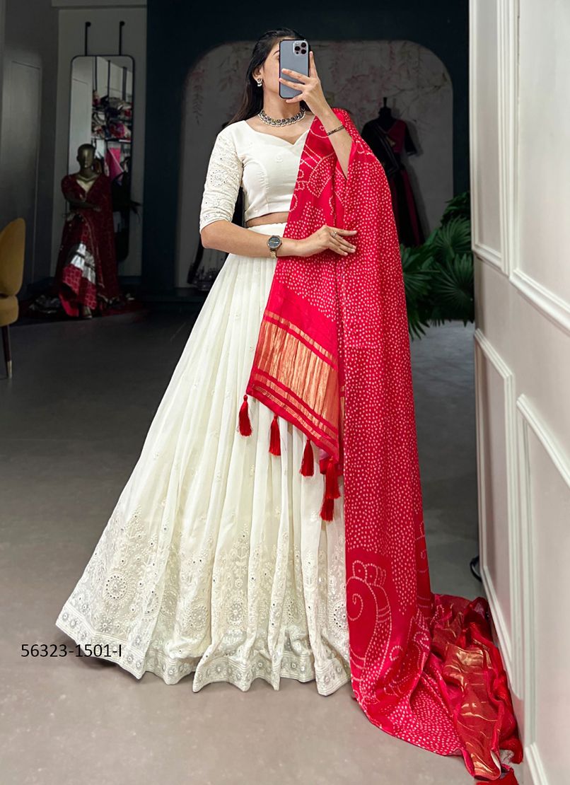 SERIES 1501 - CATALOG # 56323 (SET OF 10 LEHENGAS (SEMI-STITCHED)) SERIES 1501 - CATALOG # 56323 (SET OF 10 LEHENGAS (SEMI-STITCHED))