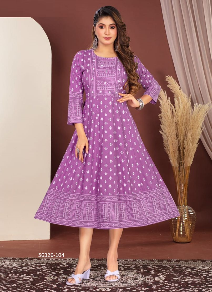 DHRUVIKA - CATALOG # 56326 (SET OF 6 READYMADE KURTIS)