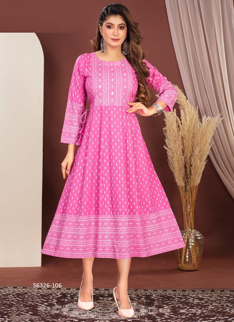DHRUVIKA - CATALOG # 56326 (SET OF 6 READYMADE KURTIS)