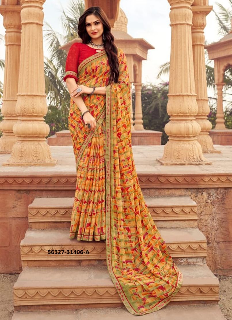 VANILLA - CATALOG # 56327 (SET OF 12 SAREES)
