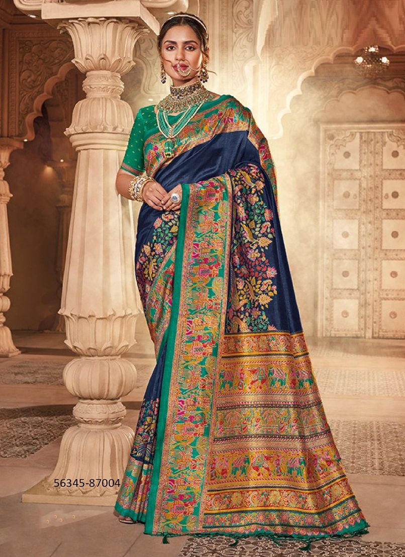IVORY SILK - CATALOG # 56345 (SET OF 6 SAREES) IVORY SILK - CATALOG # 56345 (SET OF 6 SAREES)