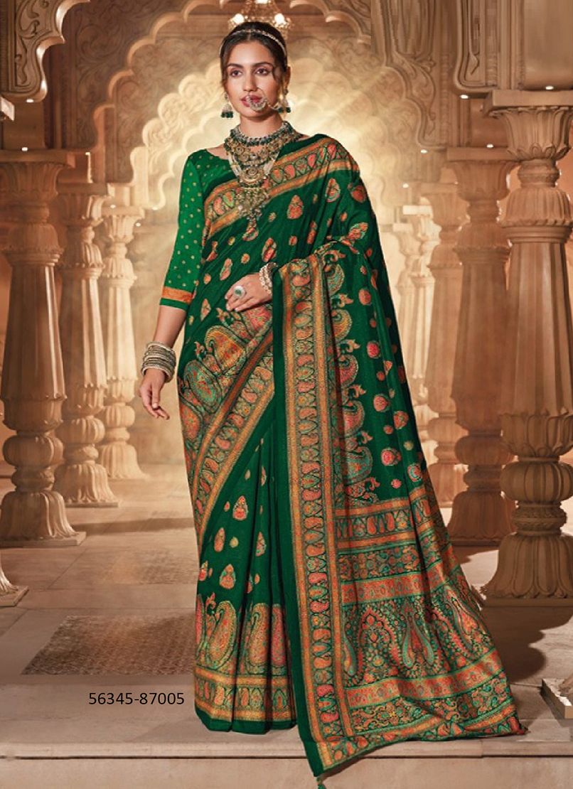 IVORY SILK - CATALOG # 56345 (SET OF 6 SAREES) IVORY SILK - CATALOG # 56345 (SET OF 6 SAREES)