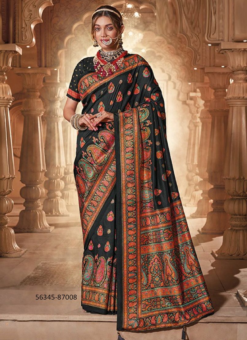 IVORY SILK - CATALOG # 56345 (SET OF 6 SAREES) IVORY SILK - CATALOG # 56345 (SET OF 6 SAREES)