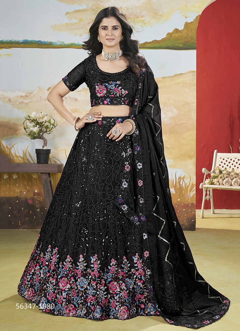 AANGAN 2 - CATALOG # 56347 (SET OF 6 LEHENGAS (SEMI-STITCHED)) AANGAN 2 - CATALOG # 56347 (SET OF 6 LEHENGAS (SEMI-STITCHED))