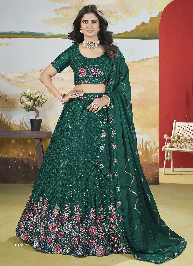 AANGAN 2 - CATALOG # 56347 (SET OF 6 LEHENGAS (SEMI-STITCHED)) AANGAN 2 - CATALOG # 56347 (SET OF 6 LEHENGAS (SEMI-STITCHED))