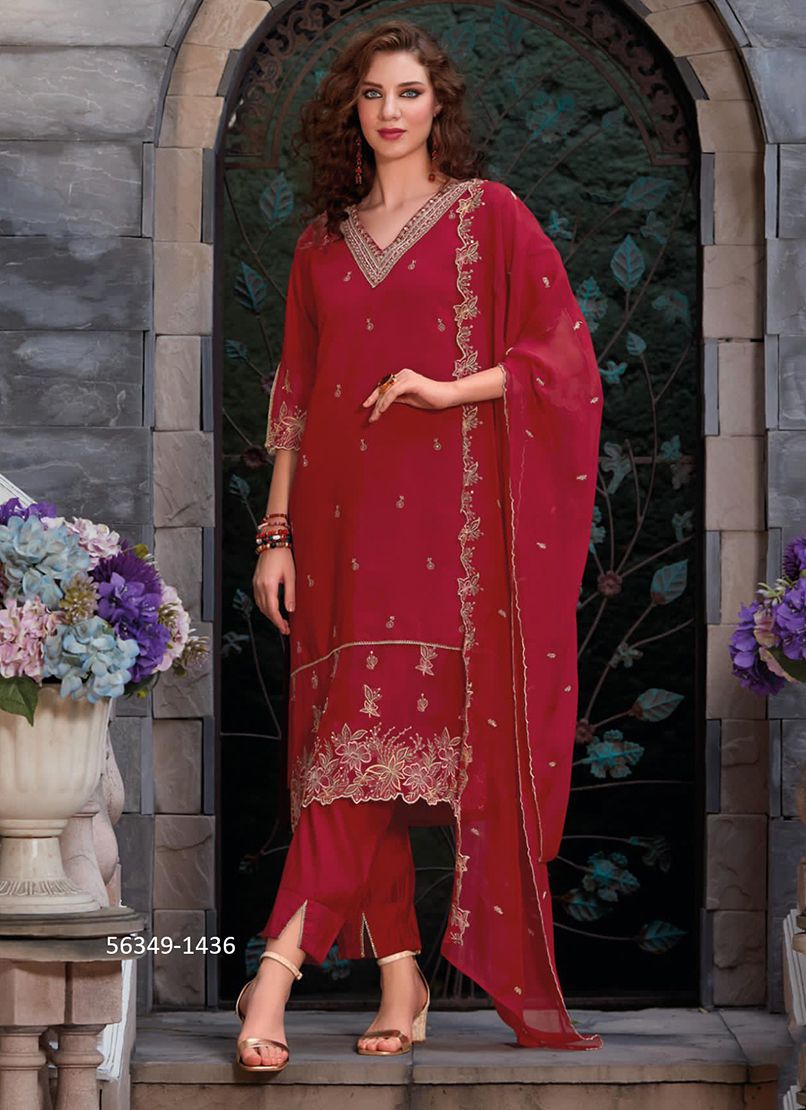 SWAARA - CATALOG # 56349 (SET OF 6 READYMADE SUITS) 