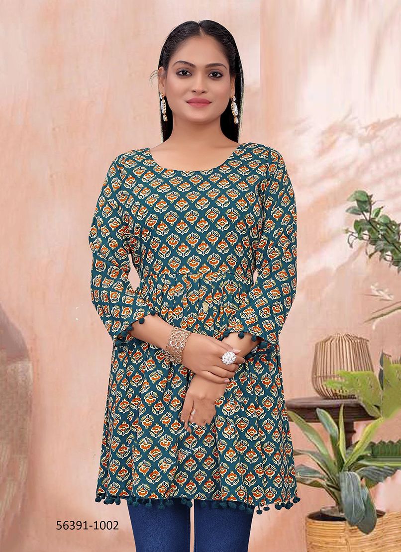 PUM PUM 2 - CATALOG # 56391 (SET OF 4 READYMADE KURTIS)