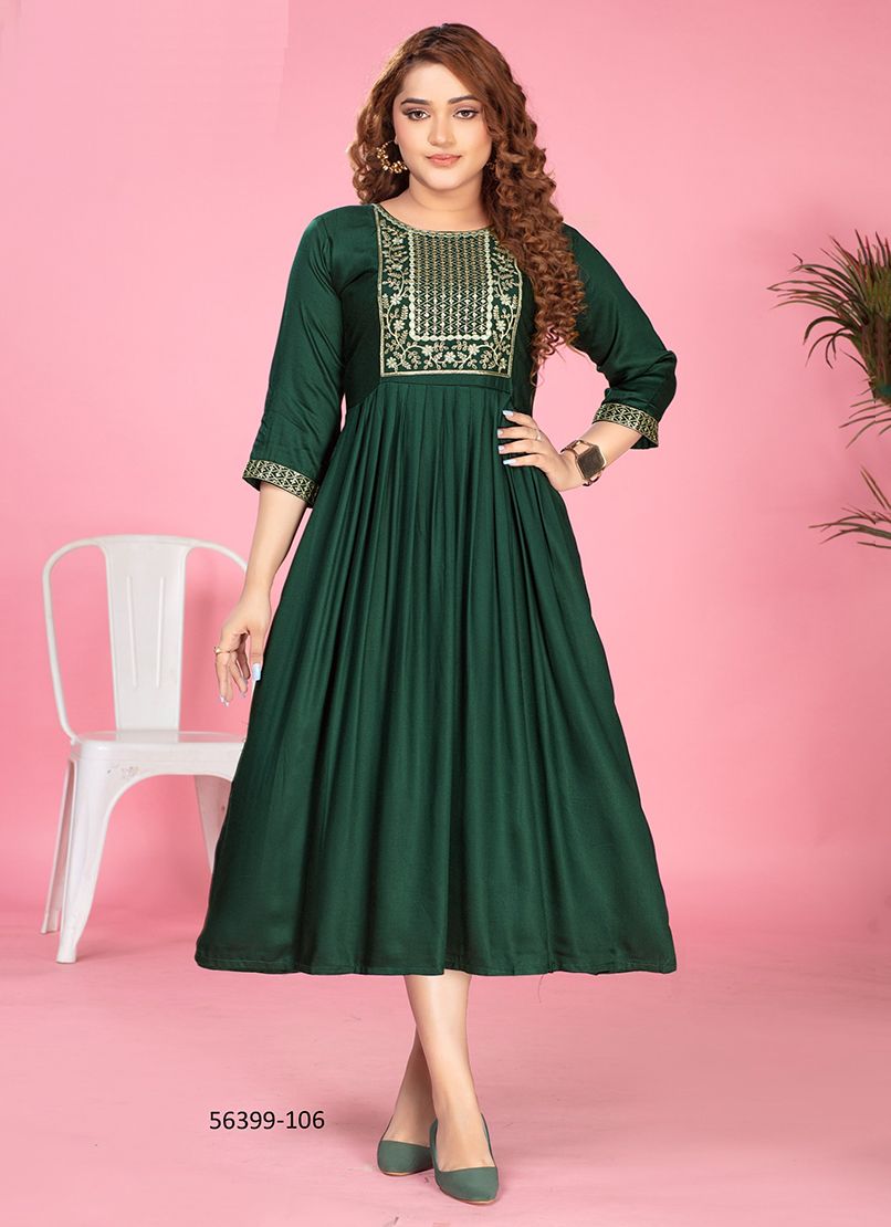 EKIYA - CATALOG # 56399 (SET OF 6 READYMADE KURTIS)