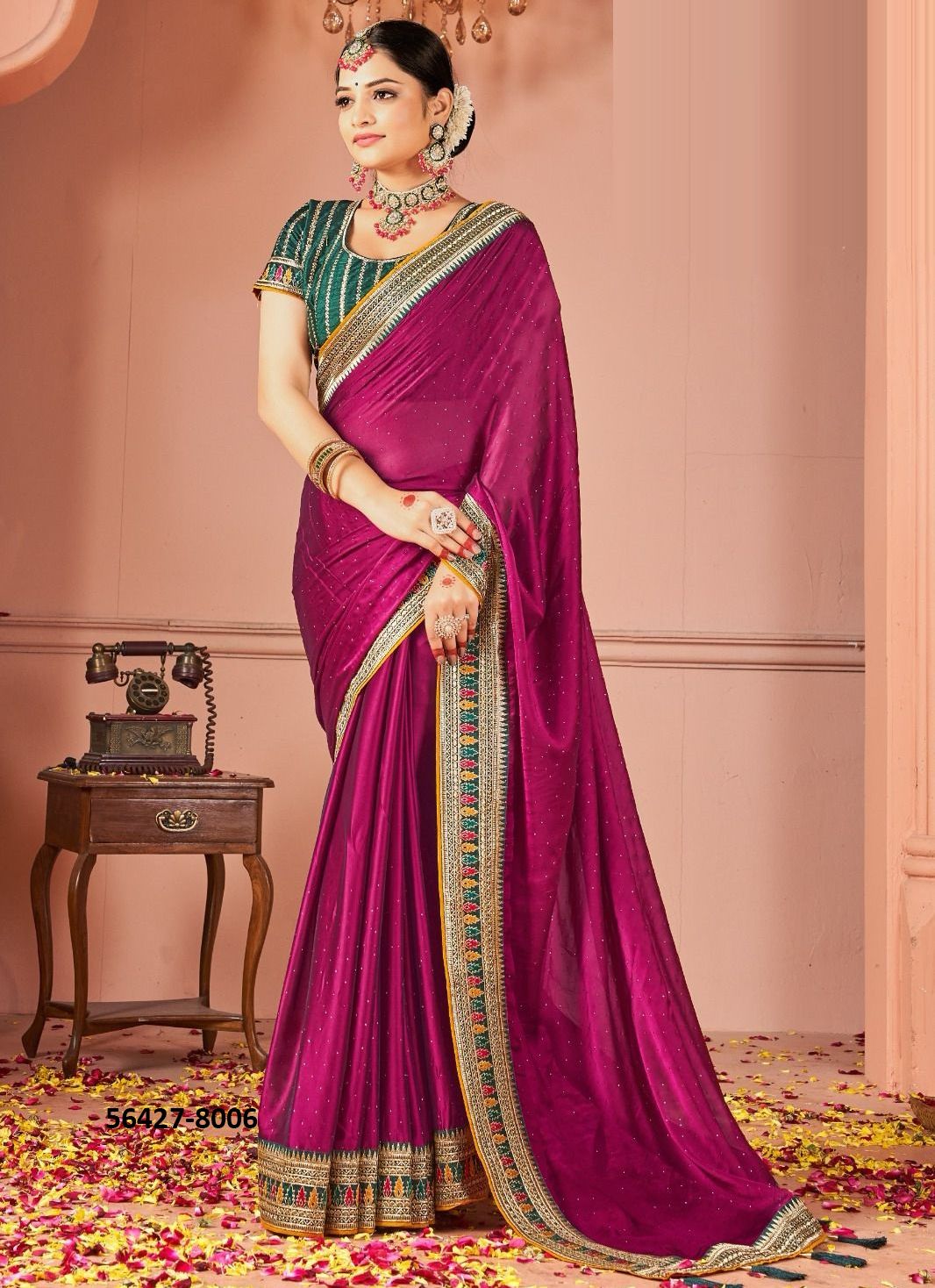 SAKHI - CATALOG # 56427 (SET OF 9 SAREES)