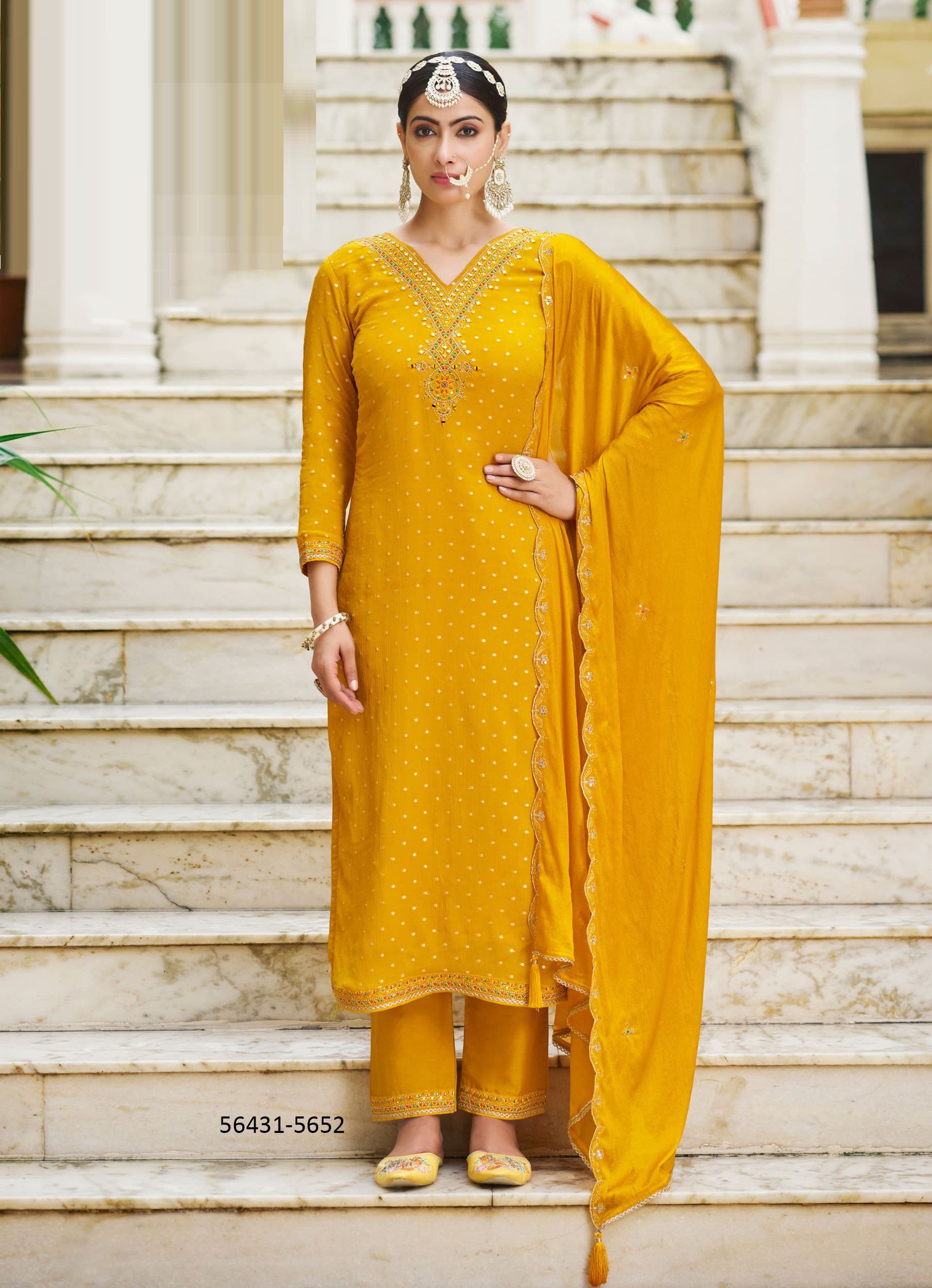 SALONI - CATALOG # 56431 (SET OF 4 READYMADE SUITS)