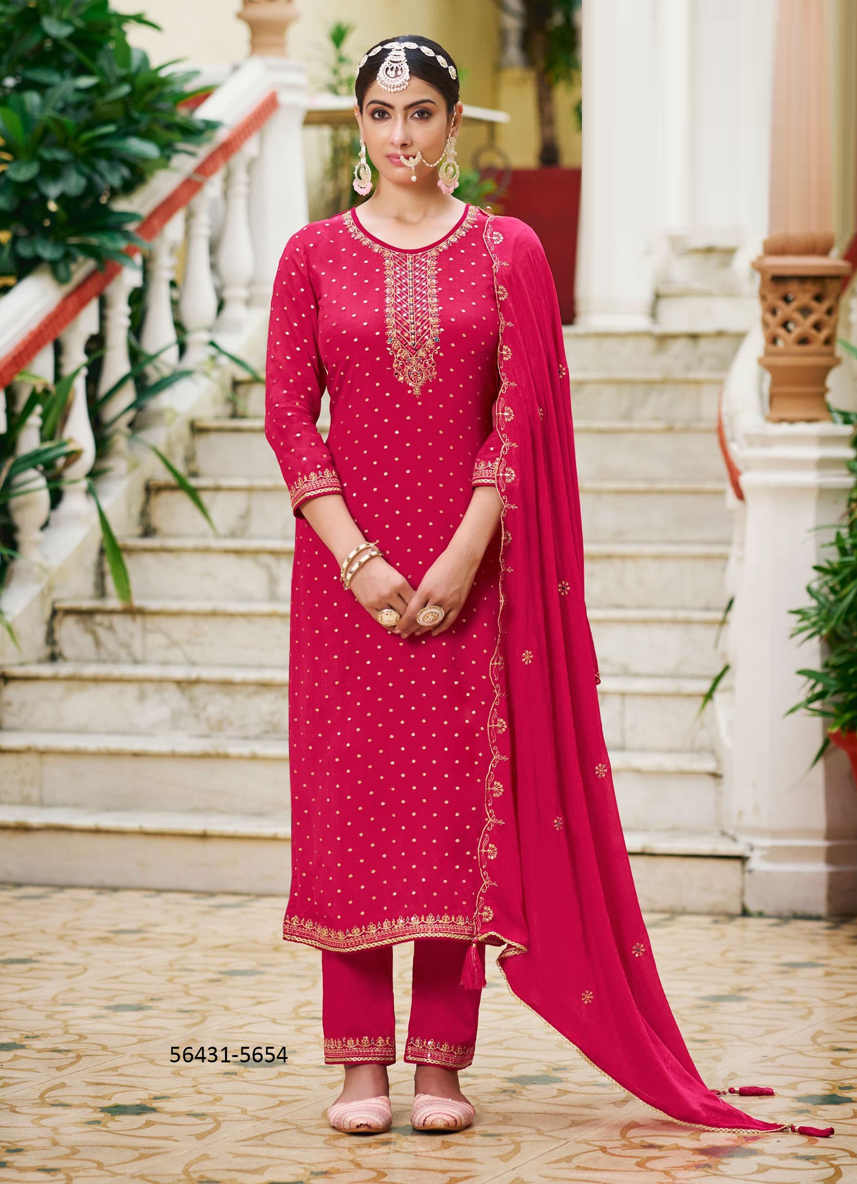 SALONI - CATALOG # 56431 (SET OF 4 READYMADE SUITS)