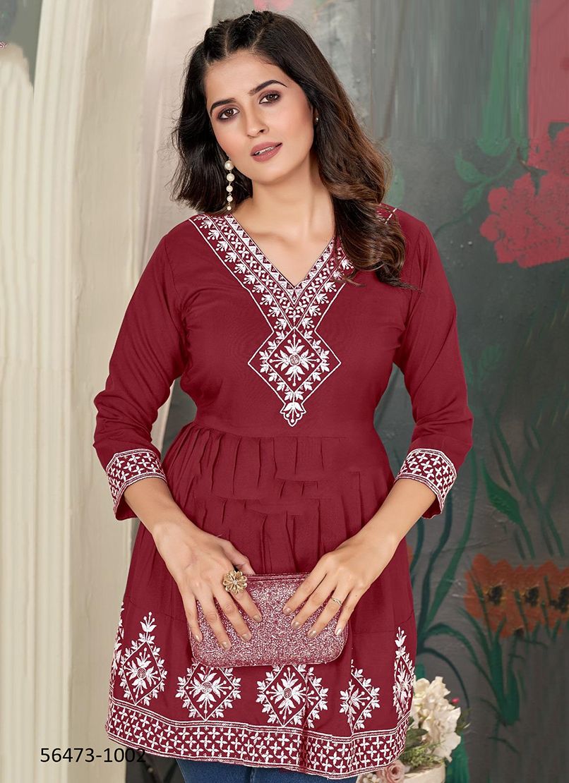NATASHA - CATALOG # 56473 (SET OF 8 READYMADE KURTIS)