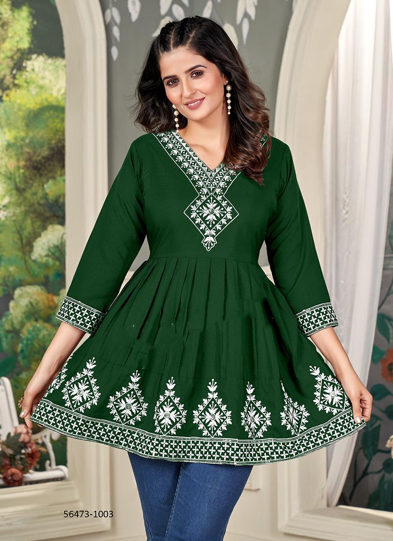 NATASHA - CATALOG # 56473 (SET OF 8 READYMADE KURTIS)
