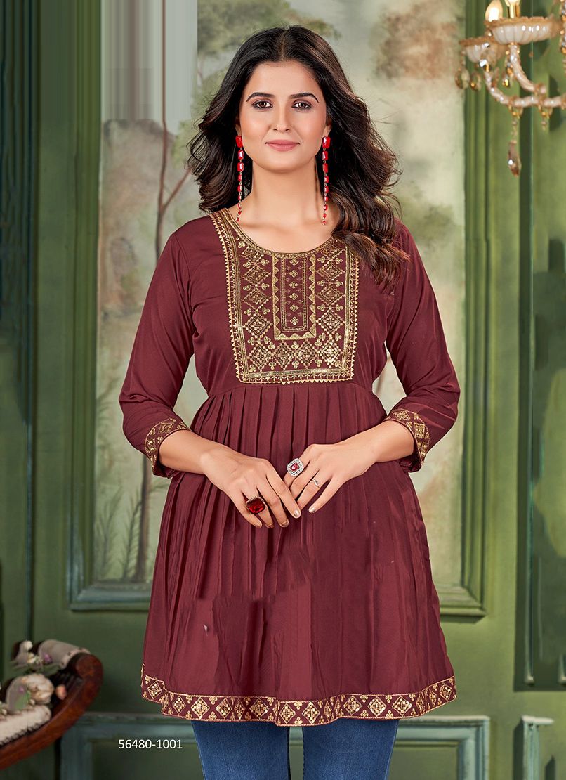 AASHINI - CATALOG # 56480 (SET OF 8 READYMADE KURTIS) AASHINI - CATALOG # 56480 (SET OF 8 READYMADE KURTIS)