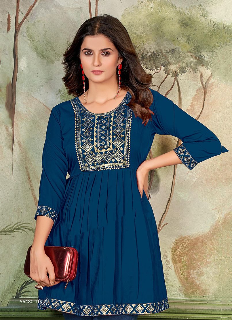 AASHINI - CATALOG # 56480 (SET OF 8 READYMADE KURTIS) AASHINI - CATALOG # 56480 (SET OF 8 READYMADE KURTIS)