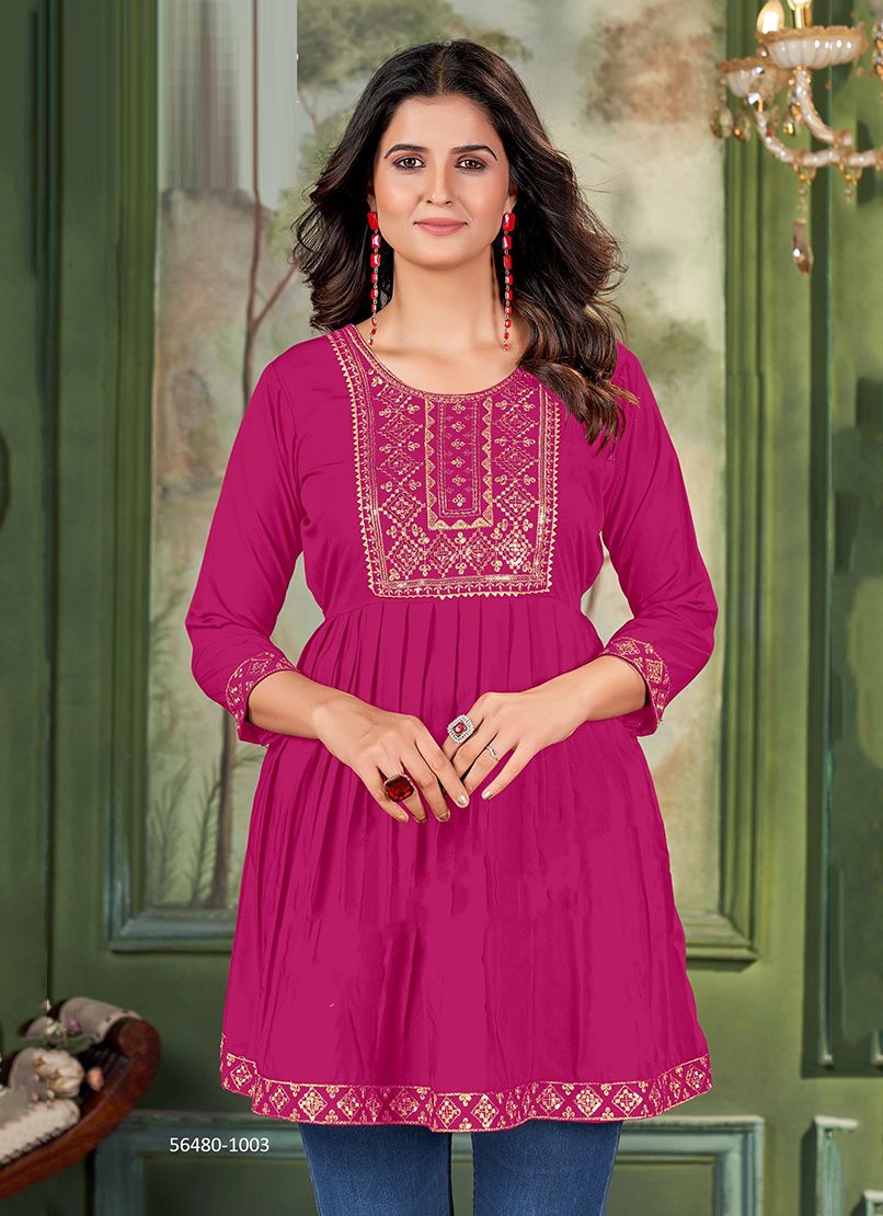 AASHINI - CATALOG # 56480 (SET OF 8 READYMADE KURTIS) AASHINI - CATALOG # 56480 (SET OF 8 READYMADE KURTIS)