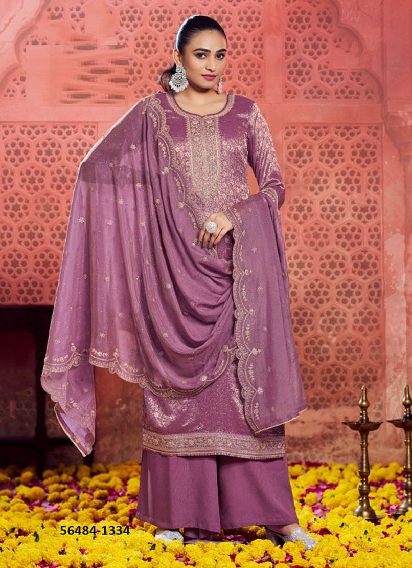 TARLA - CATALOG # 56484 (SET OF 4 SEMI-STITCHED SUITS)