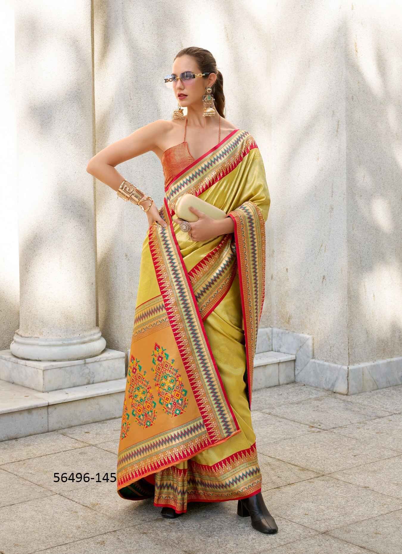 RAJMATA - CATALOG # 56496 (SET OF 6 SAREES)