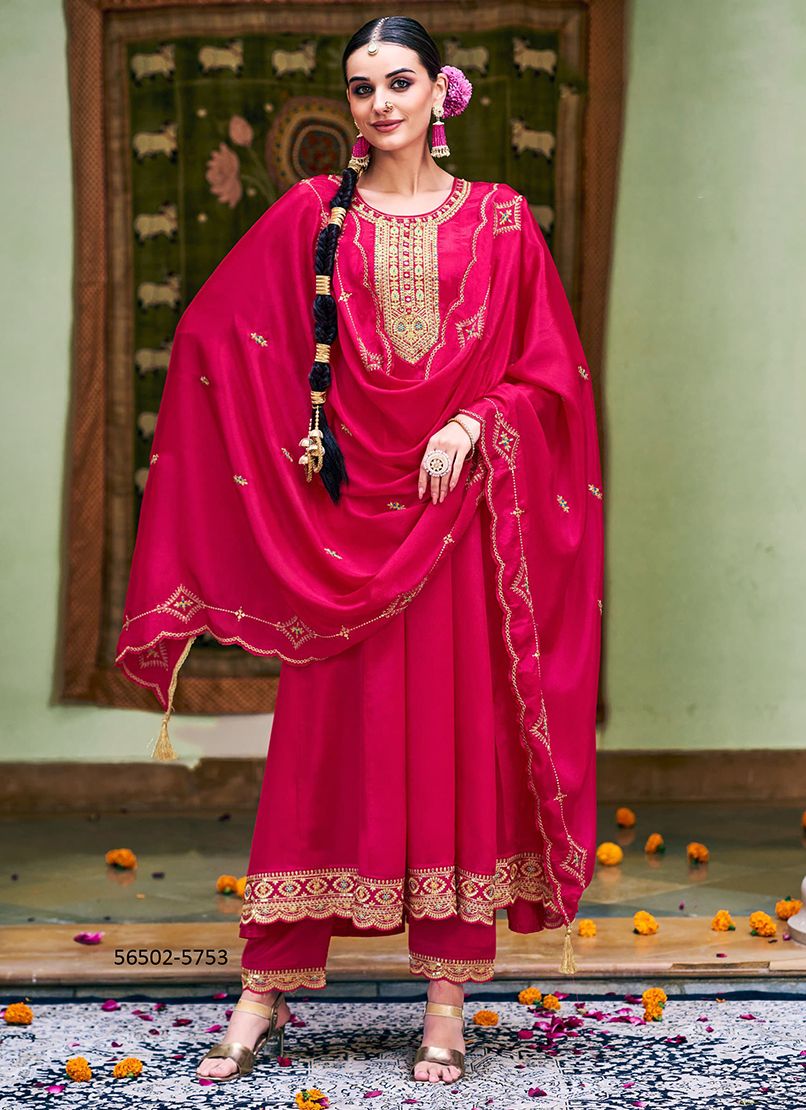 TARANG - CATALOG # 56502 (SET OF 4 READYMADE SUITS)