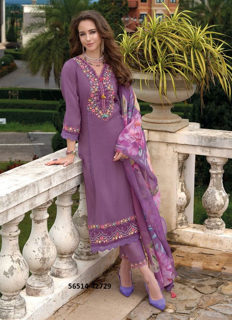 BEGUM 6 - CATALOG # 56514 (SET OF 8 READYMADE SUITS)