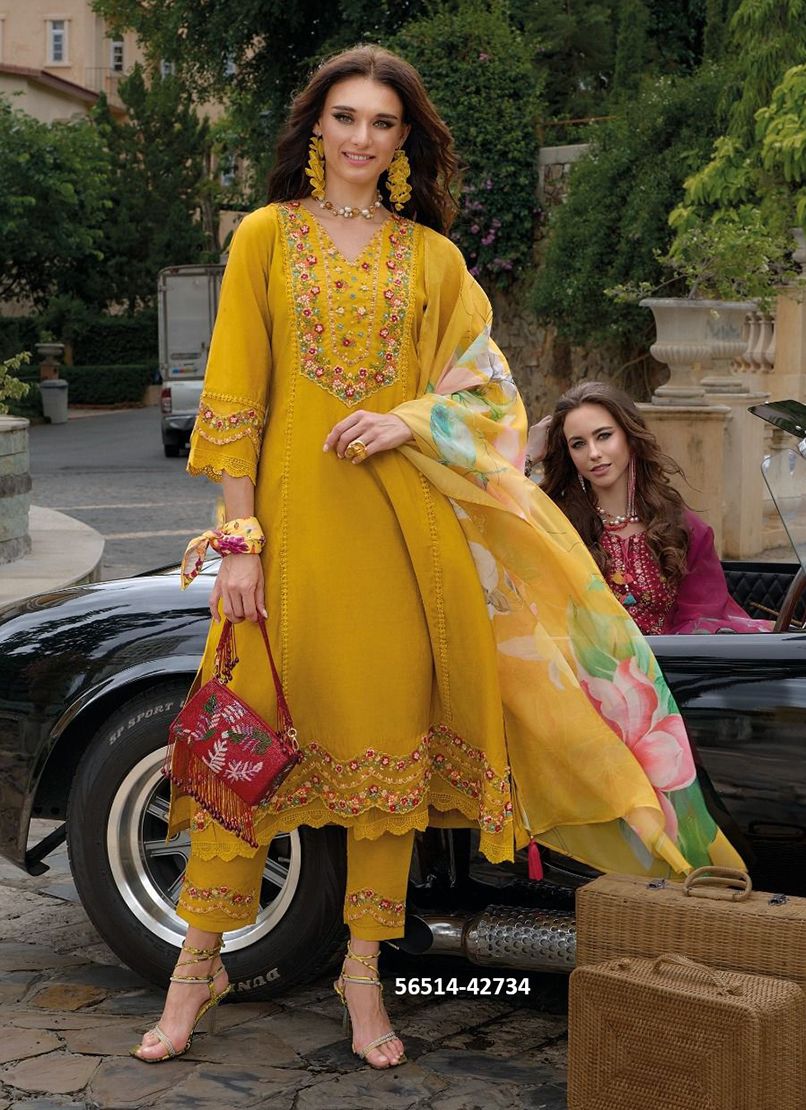 BEGUM 6 - CATALOG # 56514 (SET OF 8 READYMADE SUITS)