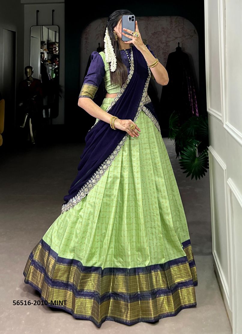 SERIES 2010 - CATALOG # 56516 (SET OF 5 READYMADE LEHENGAS)