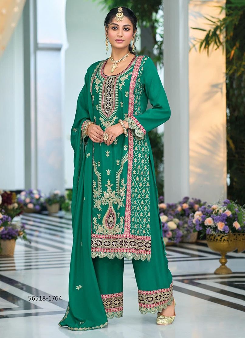 ZOHRA - CATALOG # 56518 (SET OF 3 READYMADE SUITS)