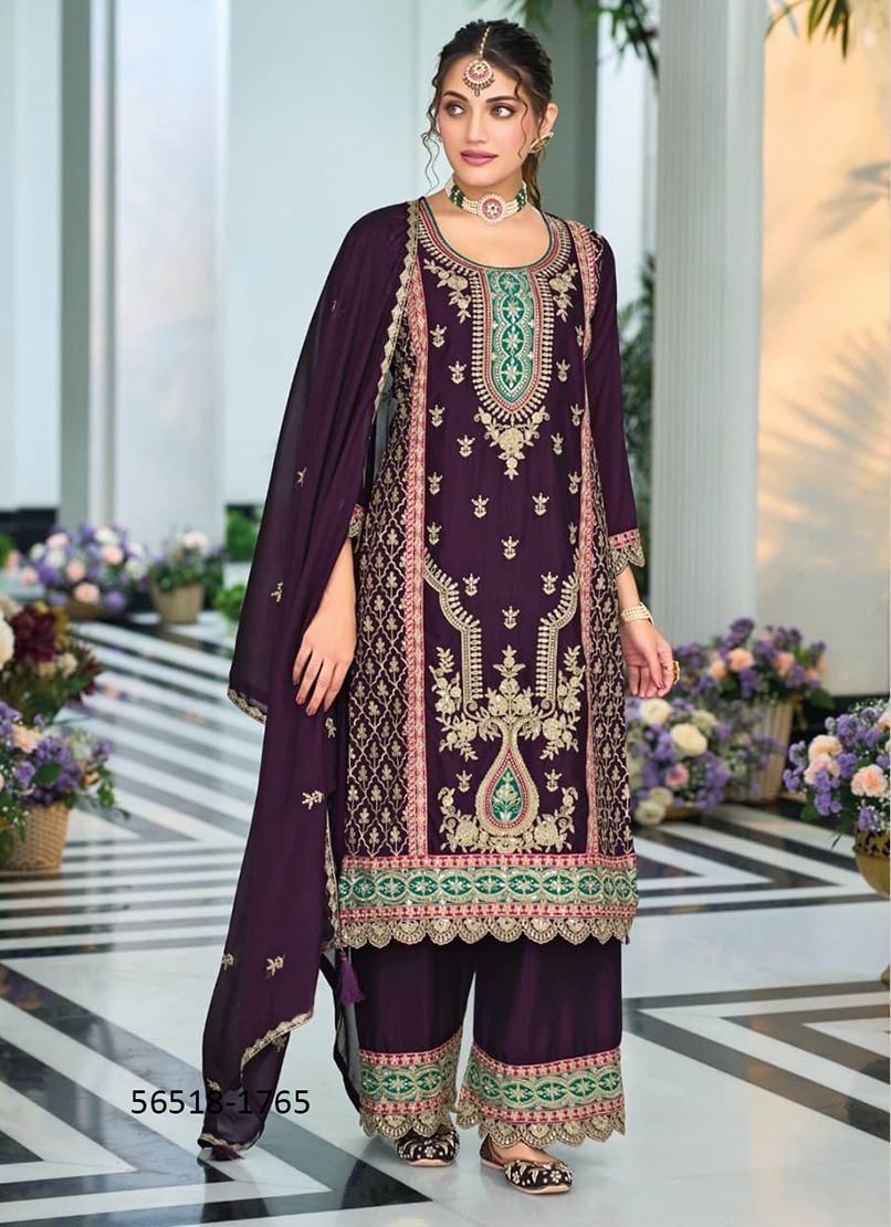 ZOHRA - CATALOG # 56518 (SET OF 3 READYMADE SUITS)