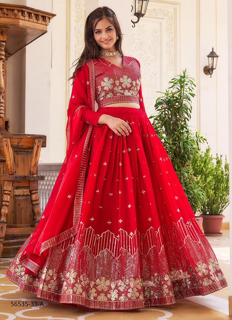 SERIES 33 - CATALOG # 56535 (SET OF 2 READYMADE LEHENGAS) SERIES 33 - CATALOG # 56535 (SET OF 2 READYMADE LEHENGAS)