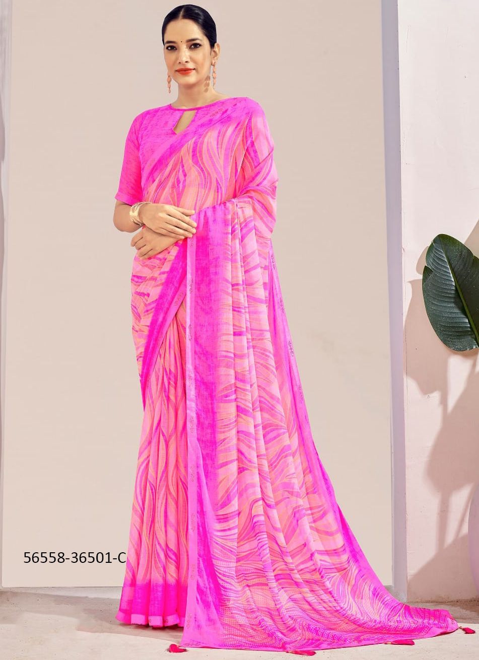 VANILLA 12 - CATALOG # 56558 (SET OF 12 SAREES)
